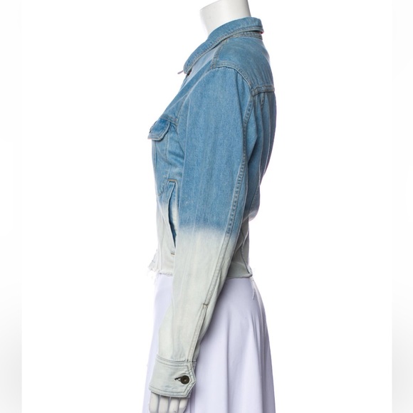 ASO Pretty Little Liars Rag & Bone Ombre Denim Jacket XS - Picture 3 of 4